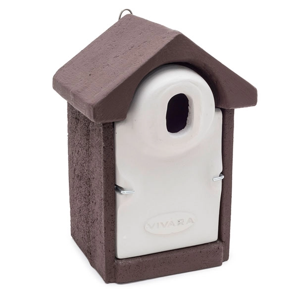 Woodstone Seville Nest Box Oval Hole Brown 3 Woodstone Seville Nest Box Oval Hole Brown