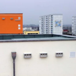 Schwegler 1SP Nest Box - Sparrow Terrace - Grey -pet supplies sale Sparrow Terrace 1SP Insitu.jpg