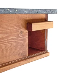 Hedgehog House With Hinged Inspection Roof 8 Hedgehog House With Hinged Inspection Roof -pet supplies sale ark eco hedgehog house entrance.jpg