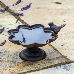 Old Iron Buttercup Water Dish 6 Old Iron Buttercup Water Dish -pet supplies sale old iron buttercup bird bath.jpg
